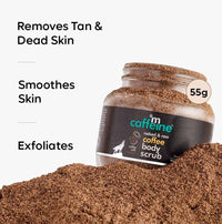 mCaffeine Tan Removal Bath Kit with Exfoliating Coffee Body Scrub & Body Wash | Suitable for All Skin Types | Value Pack of 2 for Men & Women
