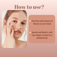 Lakyou Beauty Mousse Primer Foundation | 3in1 Perfect Base | Lightweight | Long Wear | 30ml (04(Natural Nude), 30ml)