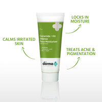 The Derma Co Kojic Acid + Glutathione Daily Syndet Brightening Soap With Kojic Acid & The Derma Co Ceramide + Ha Intense Face Moisturizer, Dry Skin Moisturiser - 25 Gm