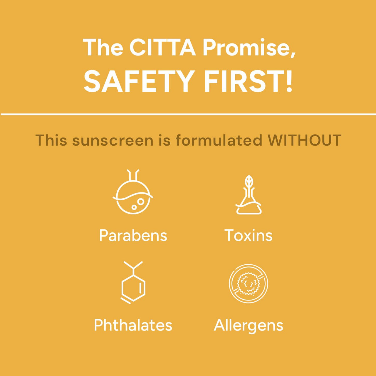 CITTA Invisible Sunscreen Serum SPF 50 PA++++ For Women & Men | No White Cast For All Skin Types | Rice Water & Bisabolol Sunscreen Serum | Hydrating & Non-Greasy | 30 ml