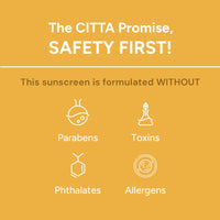 CITTA Invisible Sunscreen Serum SPF 50 PA++++ For Women & Men | No White Cast For All Skin Types | Rice Water & Bisabolol Sunscreen Serum | Hydrating & Non-Greasy | 30 ml