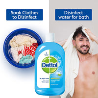 Dettol Liquid Disinfectant for Floor Cleaner, Surface Disinfection , Personal Hygiene (Menthol Cool, 500ml- Pack of 2)
