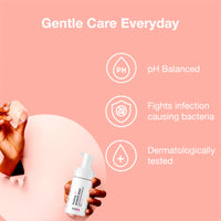 Cos-IQ Stretch Marks Removal Roll-On Serum for All Skin Types 40ml + F1 Brightening Intimate Wash for Women 100ml