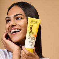 Jovees Herbal Sun Guard Lotion SPF 60 Pa+++ Broad Spectrum For All Skin | 3 in 1 Matte Lotion UVA/UVB Protection, Moisture Balance, Even Tone Skin For Women/Men 100ml (Pack of 2)