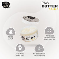 Wagging Tails 2 in 1 combo for pets|Paw Spray 100ml + Paw Butter 50Gm| Paw Spray for Dirty & Muddy Paws | Paw Butter for Heal & Repair Cracked Paws |Natural Grooming Combo for Dogs, Cats & Puppies Paw