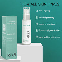 R.O.A SKINCARE Hydrafix moisturizer for dry skin face with Niacinamide, Ceramides and Peptides | Long lasting moisture for barrier repair | Non-Comedogenic oil free moisturizer | 50ml
