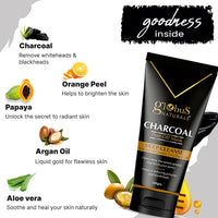 Globus Naturals Activated Charcoal Peel Off Mask for Women | Removes Blackheads and Whiteheads, 100gm