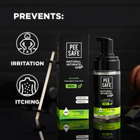 PEESAFE Natural Intimate Wash For Men | Lemongrass Fragrance | 100Ml & Pee Safe Natural Intimate Wash For Women | Lemongrass Fragrance | 105Ml