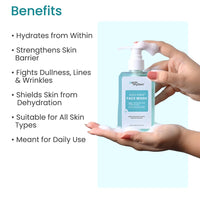 Earth Rhythm Aqua Surge Face wash with 1% Hyaluronic Acid, for Dry Skin | Men & Women - 150ml