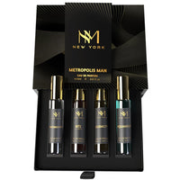Nourish Mantra NM New York Metropolis Luxury Perfume Set Of 4 | perfume for man | birthday gift for friend | Perfume For Men long lasting smell | 15 ml Each