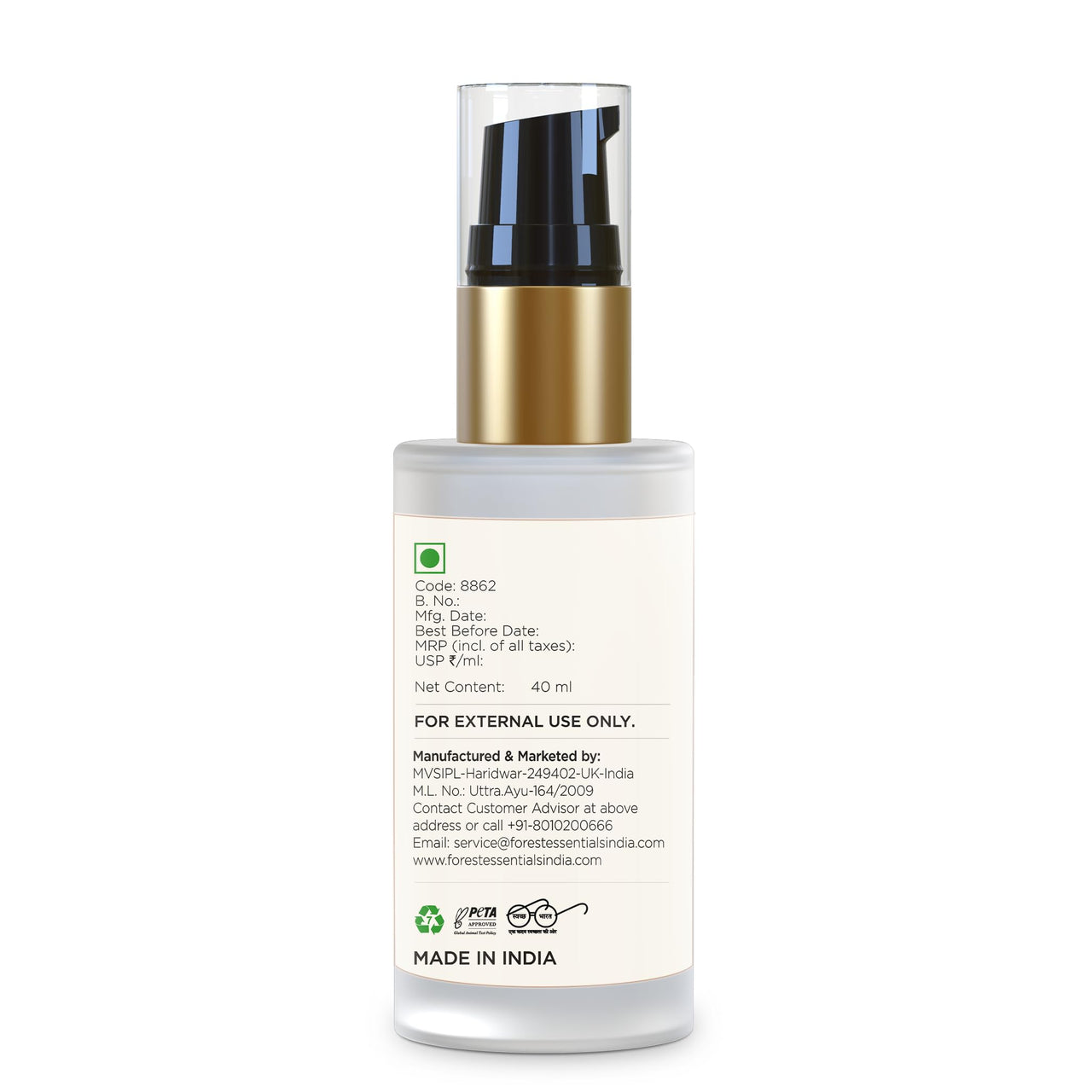 Forest Essentials Light Day Lotion Madurai Jasmine & Mogra with SPF 30 | Daily Hydrating Face Lotion | Ideal For Combination Skin | For Men & Women | 40 ml