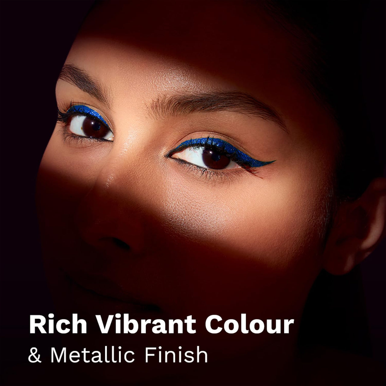 Pilgrim Blue Rebel Metallic Eyeliner Long Lasting & Smudge Proof Enriched With Argan Oil Cream