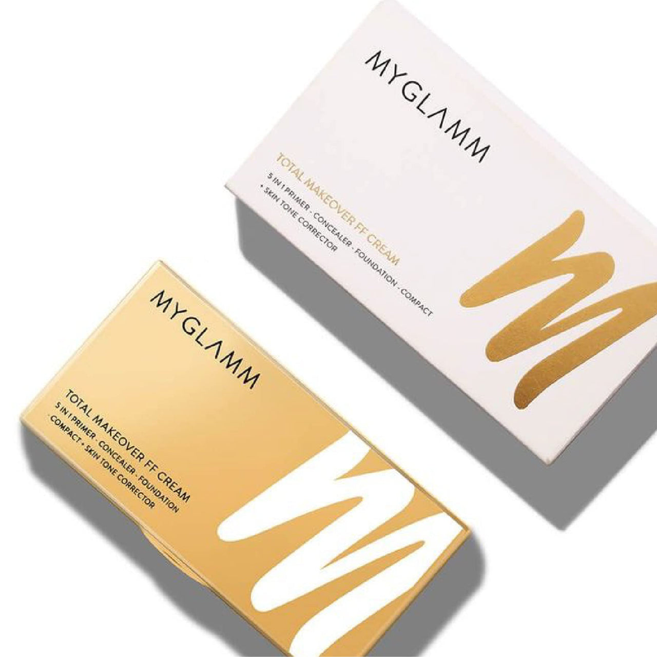 MyGlamm Total Makeover FF Matte Cream Foundation Palette with SPF 30 and Skin Tone Corrector (Cappuccino, Beige, 10.5gm)