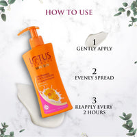Lotus Herbals Safe Sun UV Protect Body Lotion | SPF 25 | PA+++ | Calendula | Normal to Dry skin | 250ml
