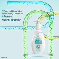 Venusia Ceraplus Lotion for Dry Skin - 5 Essential Ceramides for Deep moisturization & barrier repair I With Oat oil & oat extract,Hyaluronic Acid I Fragrance free body lotion I100ml