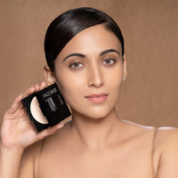 RENEE Face Base Compact Powder Walnut Beige 9gm| Enriched with Hyaluronic Acid & Vitamin E| Long-lasting, Easy Blend, Matte Finish