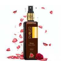 PYOURA Rose Water Face Mist 100ml for Dry Skin, 100% Organic Natural Toner for Glowing, Hydrated Skin and Open Pore Tightening, Unisex Toner Spray for Face for Women & Men