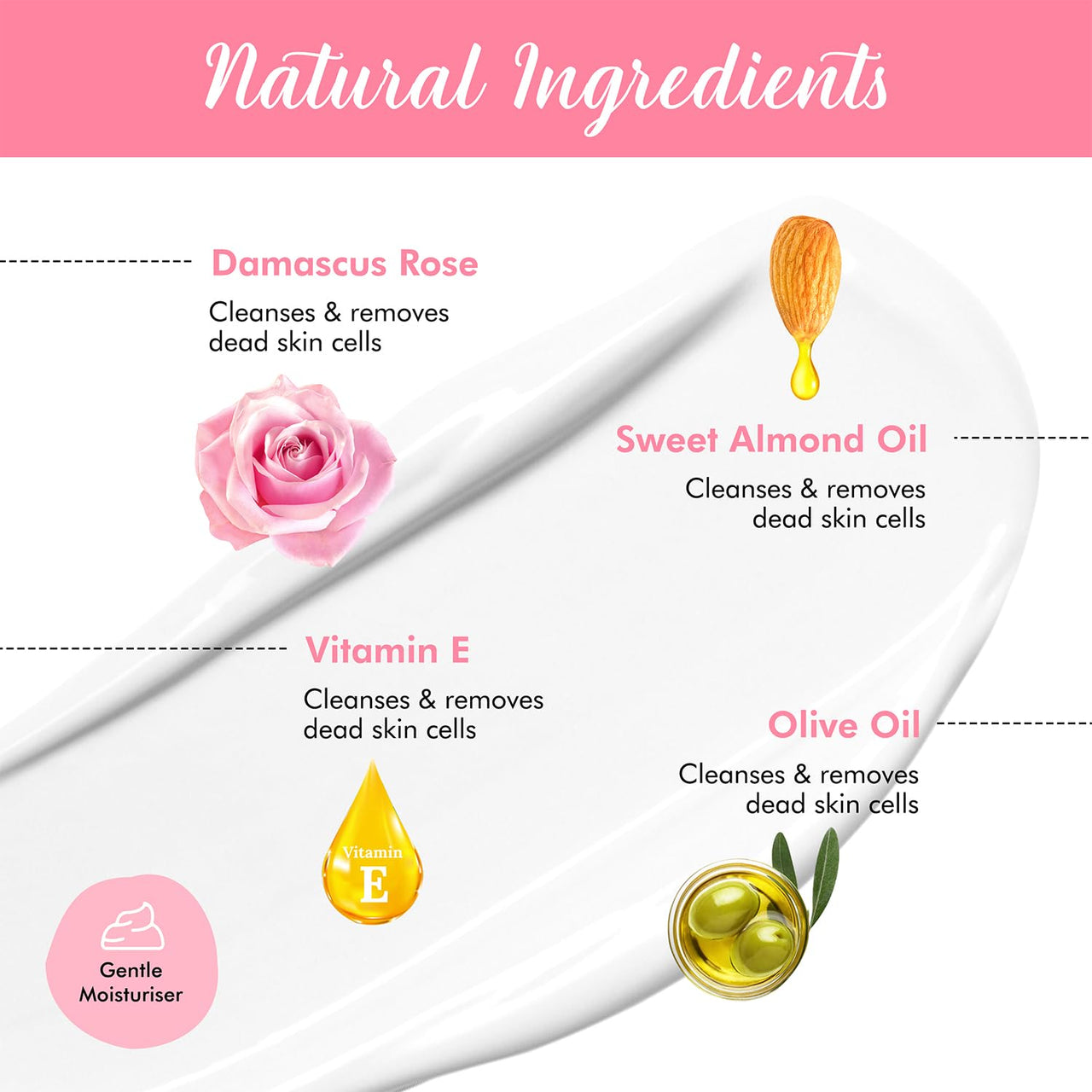 Nature's Essence Rose Moisturiser, 100Ml