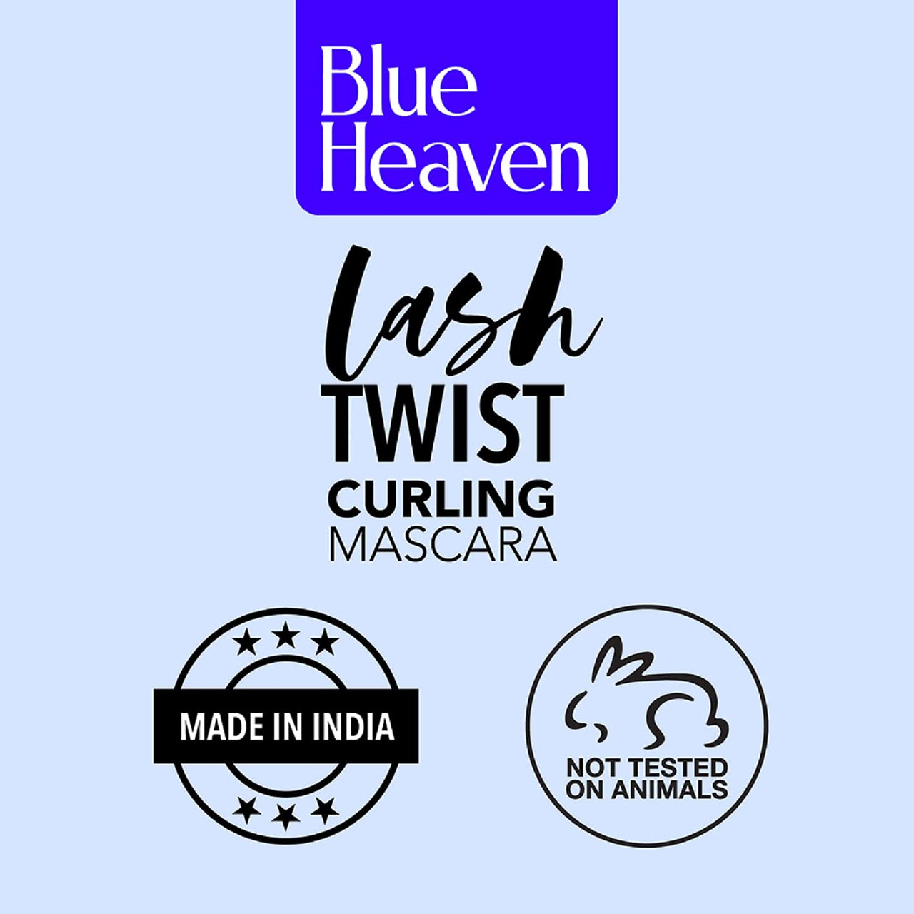 Blue Heaven Lash Twist Mascara, Black, 12 ml (Pack of 3)
