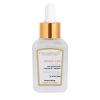 RYLLZ ESSENTIALS Retinol 0.6% Anti Aging Night Serum | with Coenzyme q10, Bakuchiol Oil, Squalane, Rosehip Extract, Azelaic Acid & Niacinamide | for Fine Lines & Wrinkles | For All Skin Types | 30ml