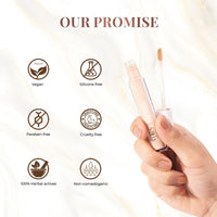 Just Herbs Full Cover Filter Finish Under Eye Light Weighted Matte Finish Concealer for Face Makeup 5 ml (Beige)