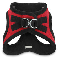 Voyager Step-In Plush Dog Harness  Soft Plush, Step In Vest Harness for Small and Medium Dogs by Best Pet Supplies - Harness (Red Plush), S (Chest: 14.5 - 16