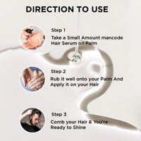 Mancode Hair Serum for Men Instant Shine & Smoothness Regular Use For Dry & Wet Hair Gives Frizz Free Soft & Silky Hair - 100ml (Men's Hair Serum, 100ml e 3.38fl oz.)