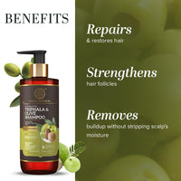 KHADI NATURAL PB TRIPHALA WITH OLIVE OIL SHAMPOO, 310 ml