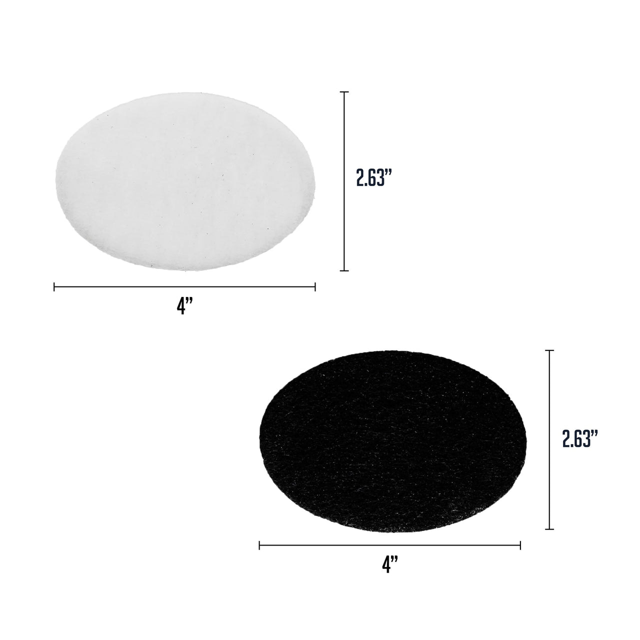 OVENTE 1.5 Liter Electric Deep Fryer FDM1501BR Charcoal and Oil Vapor Replacement Filter Set Pack of 3, White and Black ACPFDM1503, 1.5L