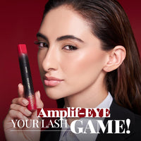 LoveChild Masaba Amplif-EYE Mascara, Black, Volumizing & Nourishing Eye Makeup with Castor Oil & Calendula, Matte Finish, Water-Resistant & Long-Lasting, Black Mascara for Bold Lashes, 4.5g