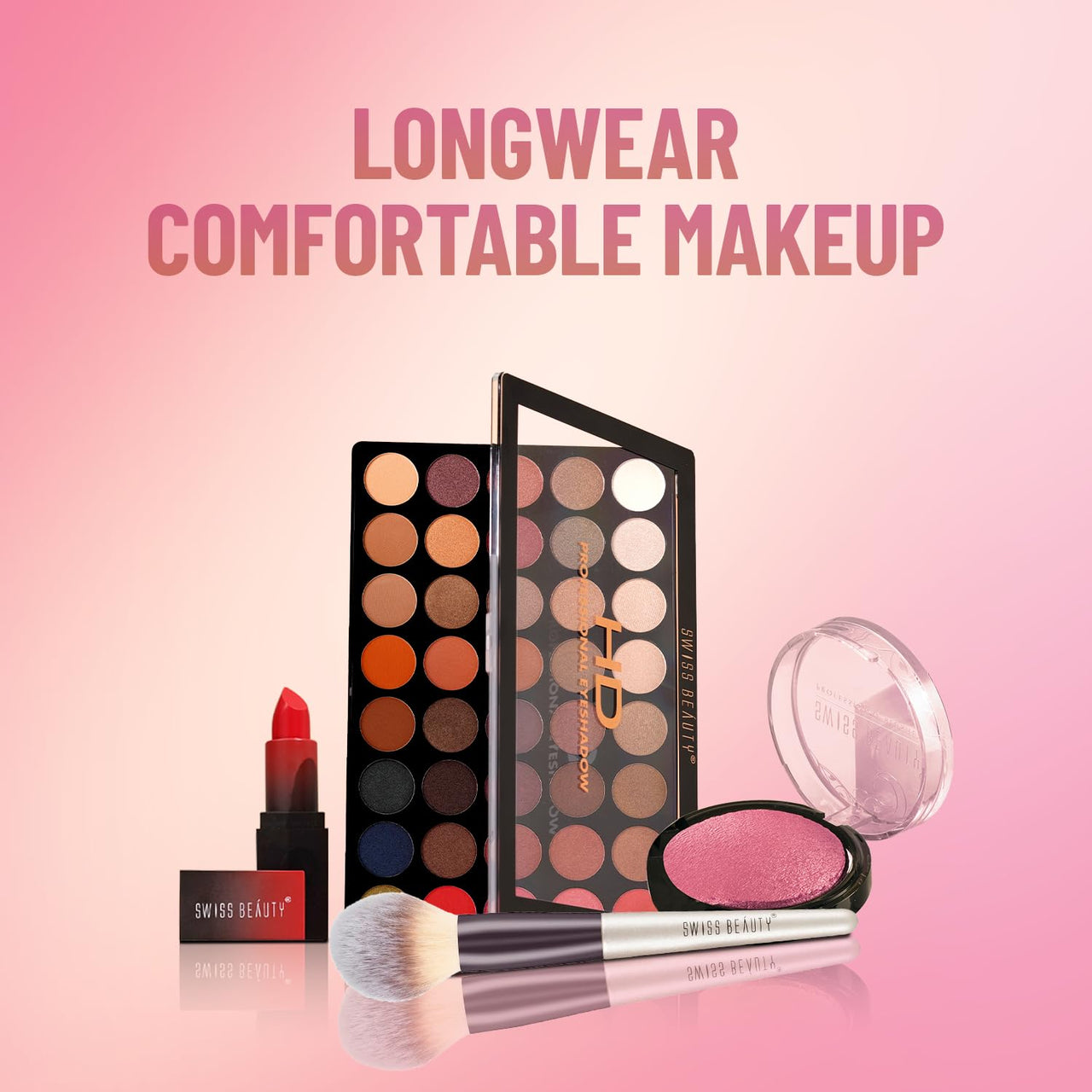 Swiss Beauty Professional Blusher With Highly Blendable Shades | Pigmented Blusher For A Natural Flush | Shade-07, 6Gm|