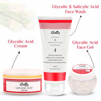 Globus Naturals Pimple Clear Glycolic Face Gel, For Acne Control & Brightening, With Goodness Of Niacinamide Aloevera And Vitamin E 100 Ml