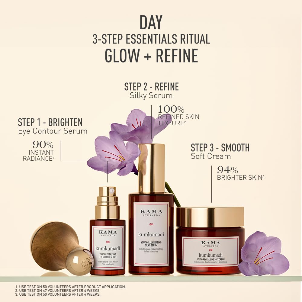 KUMKUMADI YOUTH-REVITALISING SOFT CREAM, 50 ML | Brightening Day Cream| NEW & IMPROVED
