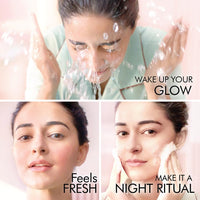 Lakmé Blush & Glow Exfoliating Face Wash with Vitamin C Serum, Hydrating and Gentle Facewash with Strawberry Fruit Extracts, 150gm