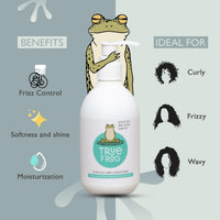 True Frog’s Curly Hair Kit with Shampoo for Curls, Everyday Hair Conditioner and Curl Defining Cream To Moisturize and Define Curls With Beetroot Extract and Ricewater Extract For Curly, Wavy Hair - (Combo Pack of 3) - 750ml