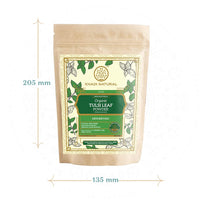 KHADI NATURAL Tulsi Leaf Organic Powder Pack of 2 (2x100gm) 200gm
