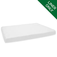 Furhaven Dog Bed Liner Water-Resistant Foam Mattress Protector Cover - White, Jumbo (X-Large) Water-Resistant Liner Only 40.0