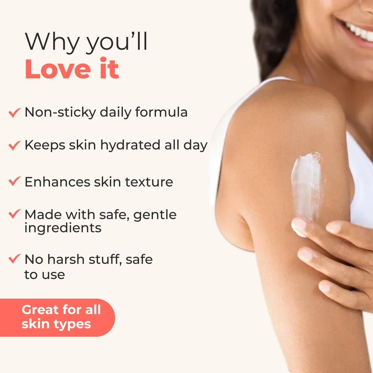 THE LOVE CO. Secret Affair Body Lotion - Nourishing Moisturizer Cream for Dry Skin - Suitable for Men and Women with Jojoba Oil, Shea Butter & Vitamin E - 250ml