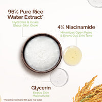 Mamaearth Rice Water Dewy Face Toner with Rice Water & 4% Niacinamide for Glass Skin 150ml |Intensely Hydrates |Minimizes Pores |Even Skin Tone |Korean Rice Toner | Alcohol-Free| Suits All Skin Types