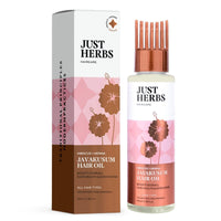 Just Herbs Javakusum Hair Oil for Men & Women, Controls Dandruff, 100% Natural, Certified Organic Ingredients - 100 ML