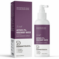 DERMATOUCH Rosemary Water Spray For Hair Growth (50 ml) | Advance 2% Actives Rosemary, Redensyl, Anagain + Procapil Hair Spray Mist for Hair Fall Control, Stimulates Hair Growth, Adds Shine , Strengthens Hair