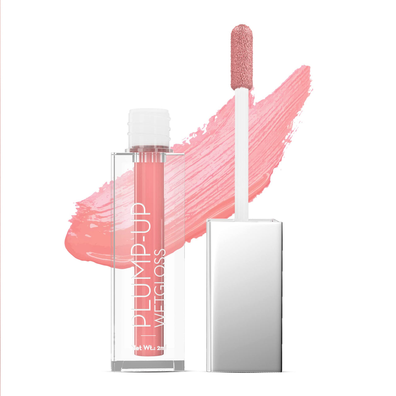 Swiss Beauty Plump-Up Wet Lightweight Lip Gloss With High Shine Glossy Finish For Fuller And Plump Lips | Shade- Spicy Cinnamon, 2Ml|
