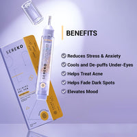 SEREKO Calming Under Eye Cream Gel Pen with Cica & Wild Indigo | Instant Cooling Relief | Stress-Reducing Formula | Reduces Dark Circles, Wrinkles & Fine Lines Suitable for Men & Women – 20ml (Pack of 2)