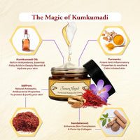 HERBS & GREENS Greens Ayurvedic Kumkumadi Radiance Moisturising Face Cream|Hydration, Glow & Skin Brightening|Pigmentation & Spots|Anti Aging Day & Night Face Moisturizer For Woman & Men, 50 Gm