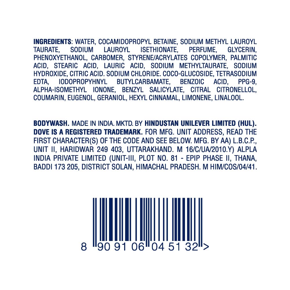 Dove Refreshing Bodywash with Triple Hydration Serum, 300ml