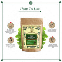 KHADI NATURAL Brahmi Leaf Organic Powder Pack of 2 (2x100gm) 200gm