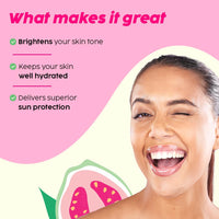 The Plant Fix Plix Vitamin C Guava Skincare Combo, Face Serum, Cleanser & Zero White Cast Sunscreen | For Skin Brightening & Sun Protection | UVA, UVB Shield & Hydration, For Men & Women