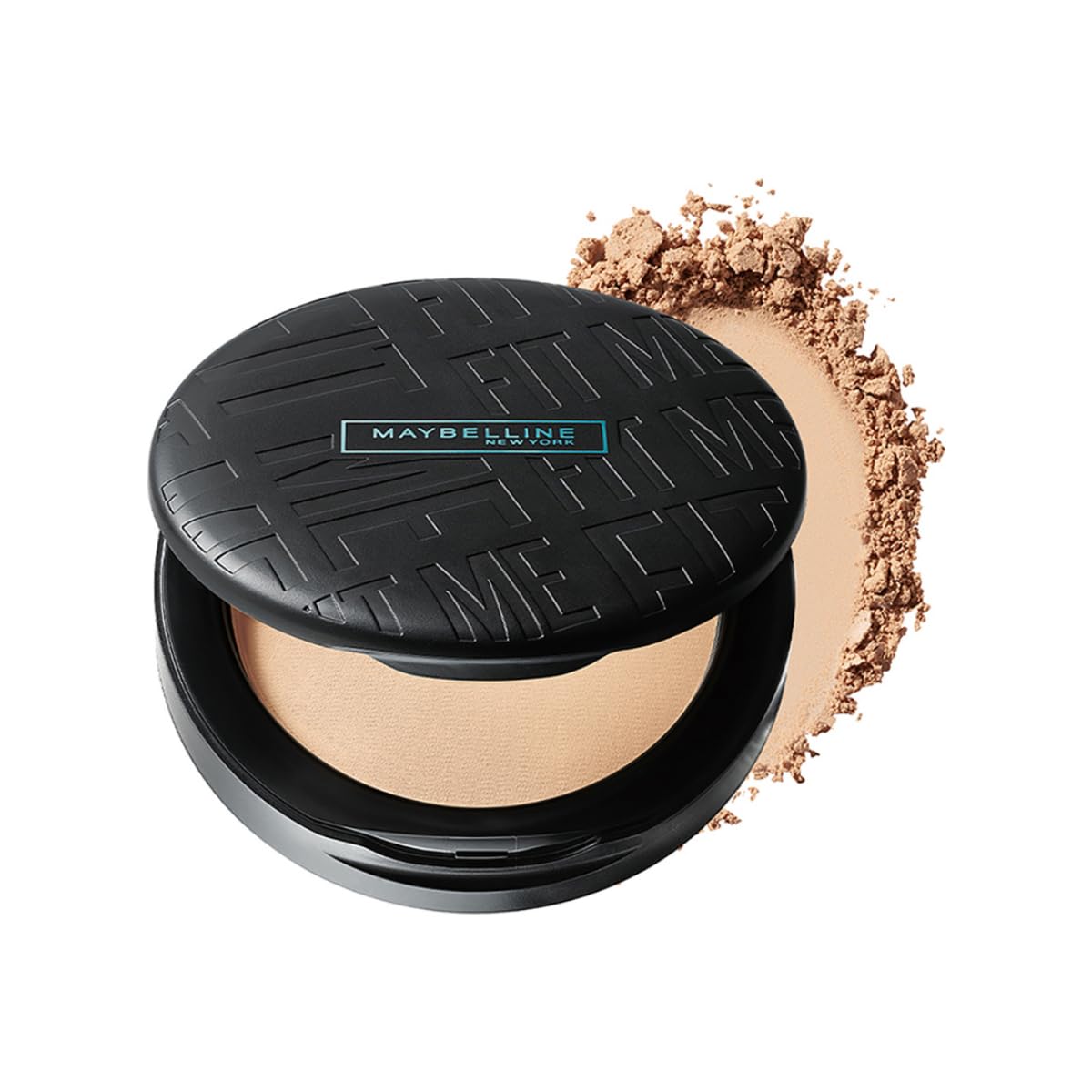 Maybelline New York Lip Balm (Red) & Matte Compact Powder (Natural Beige) For All Skin Types Combo (8g each)