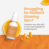 Earth Rhythm 20% Vitamin C Serum for Glowing & Clear skin with Hyaluronic & Salicylic Acid| Hydrates Moisturizes & Brightens | Suitable for Oily Sensitive & Acne Prone Skin| Men & Women - 30ml