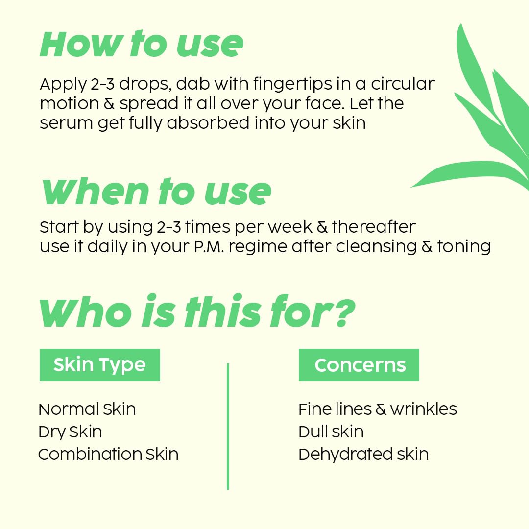 PLIX - THE PLANT FIX Pomegranate 0.6% Retinol & 0.2% Bakuchi Oil Face Serum (30 ml) | For Reverse Aging | Reduces Fine Lines & Wrinkles | For Men & Women | 100% Vegan